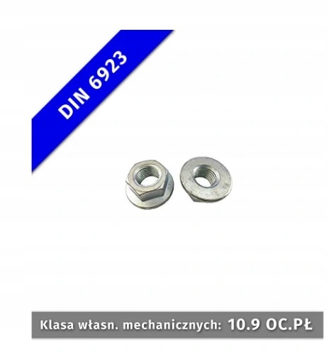 

Nakrętka z kołnierzem M 8-10 fl Zn Din 6923-10szt