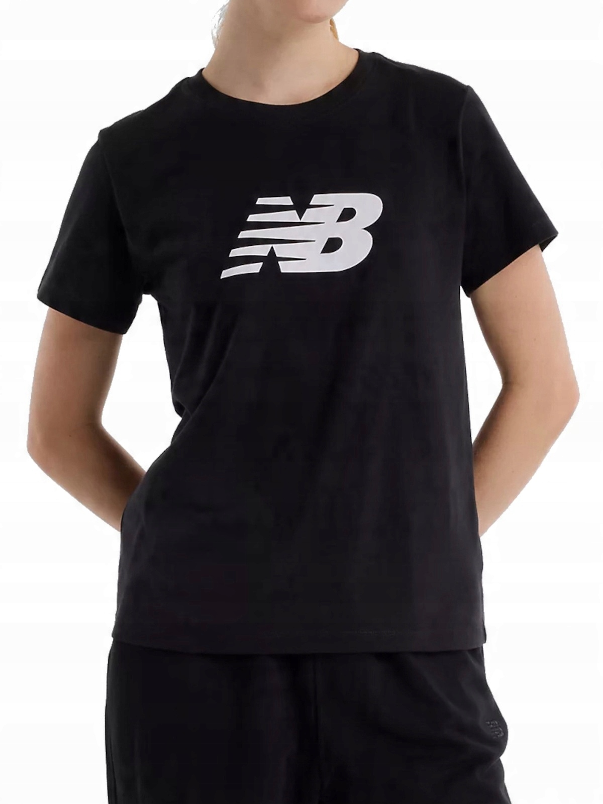 Tričko New Balance T-shirt WT43582BK bavlněné černé sportovní L