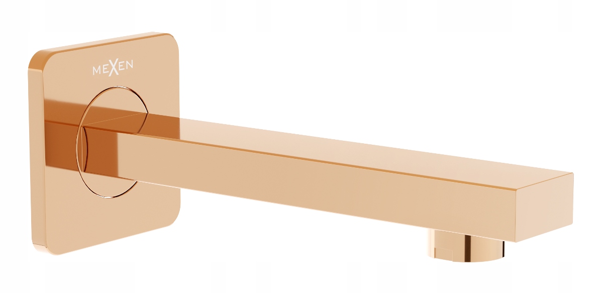 MEXEN CUBE PODTYNKOWA WYLEWKA WANNOWA ROSE GOLD