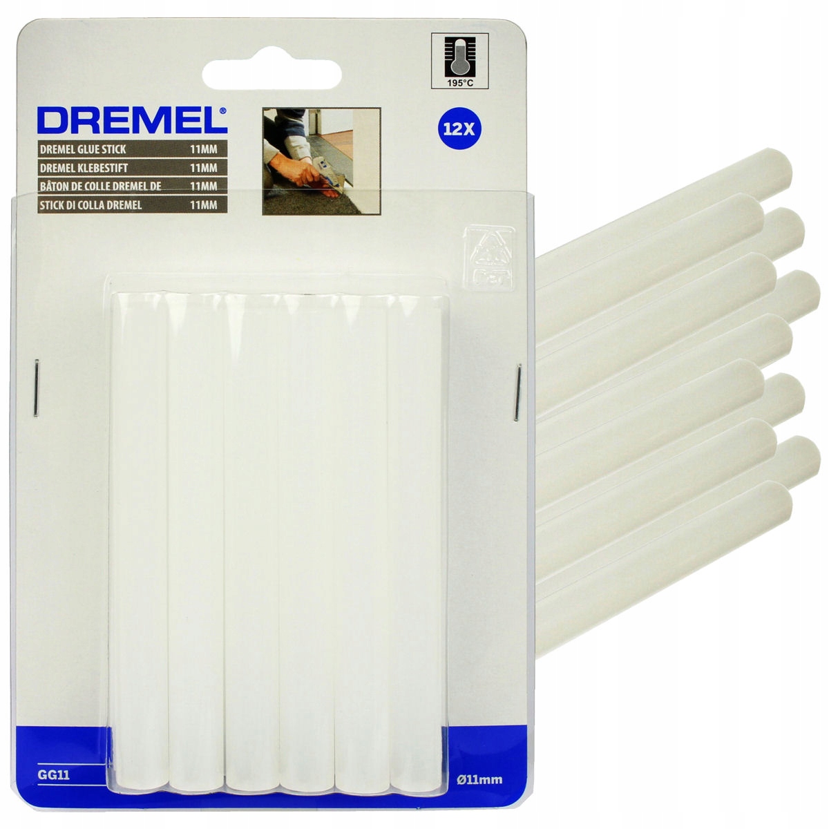 

Sztyfty kleju Hi-temp 11mm GG11 Dremel Glue-gun