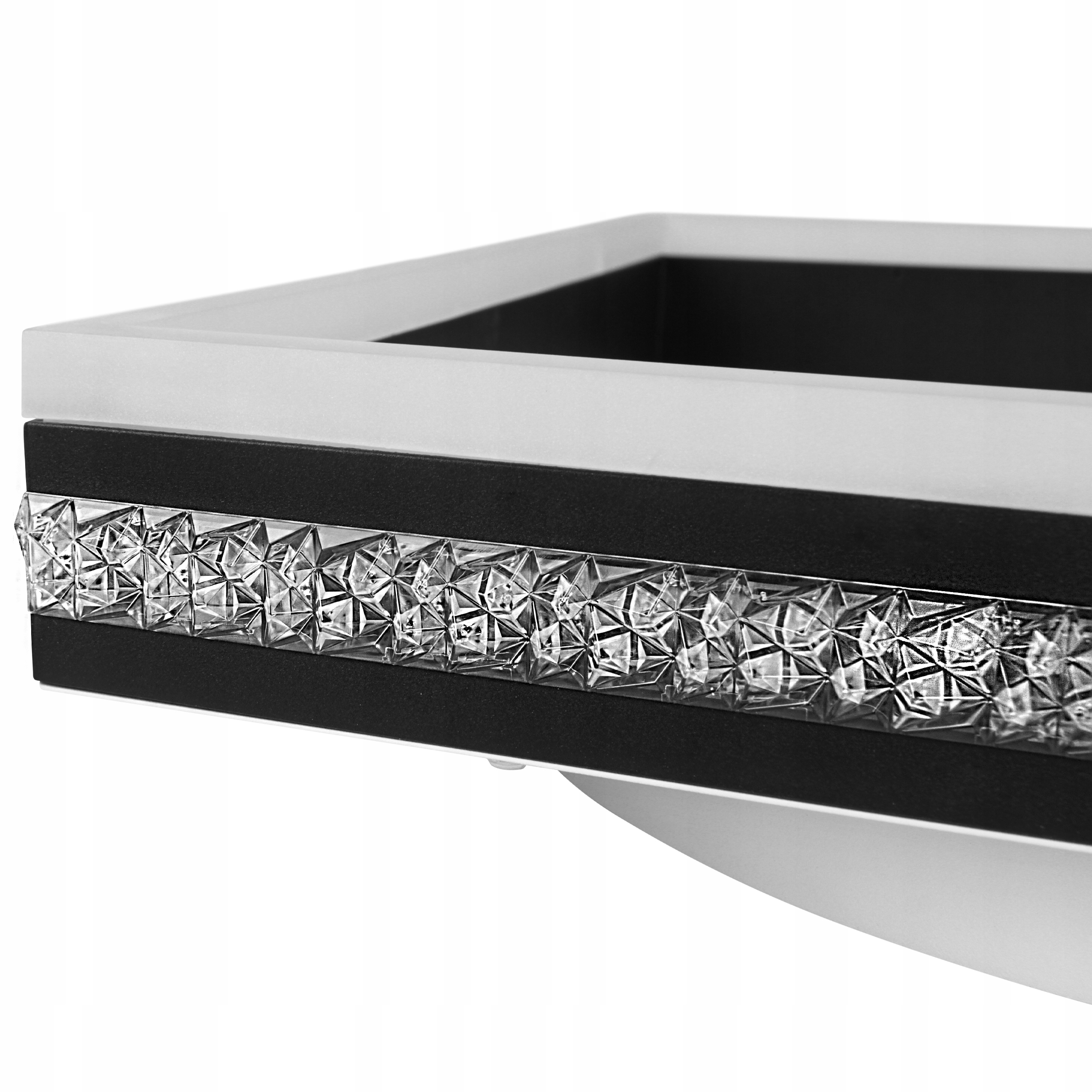 ŻYRANDOL OZDOBNY GLAMOUR NOWOCZESNY PLAFON KWADRAT KRYSZTAŁY LED 46W EAN (GTIN) 5905913303390