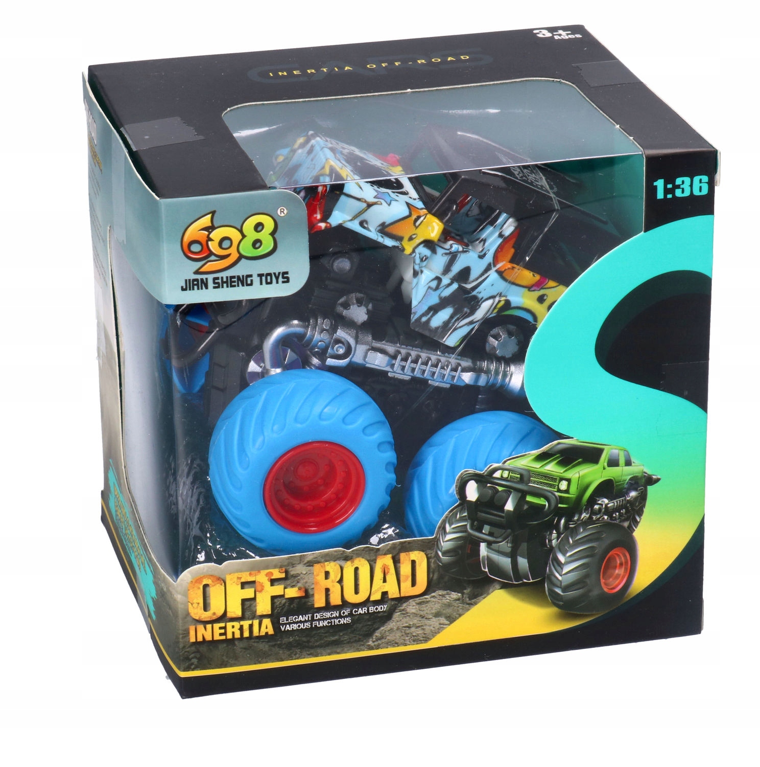 

Auto Monster Truck samochód terenowy pudełko 4229