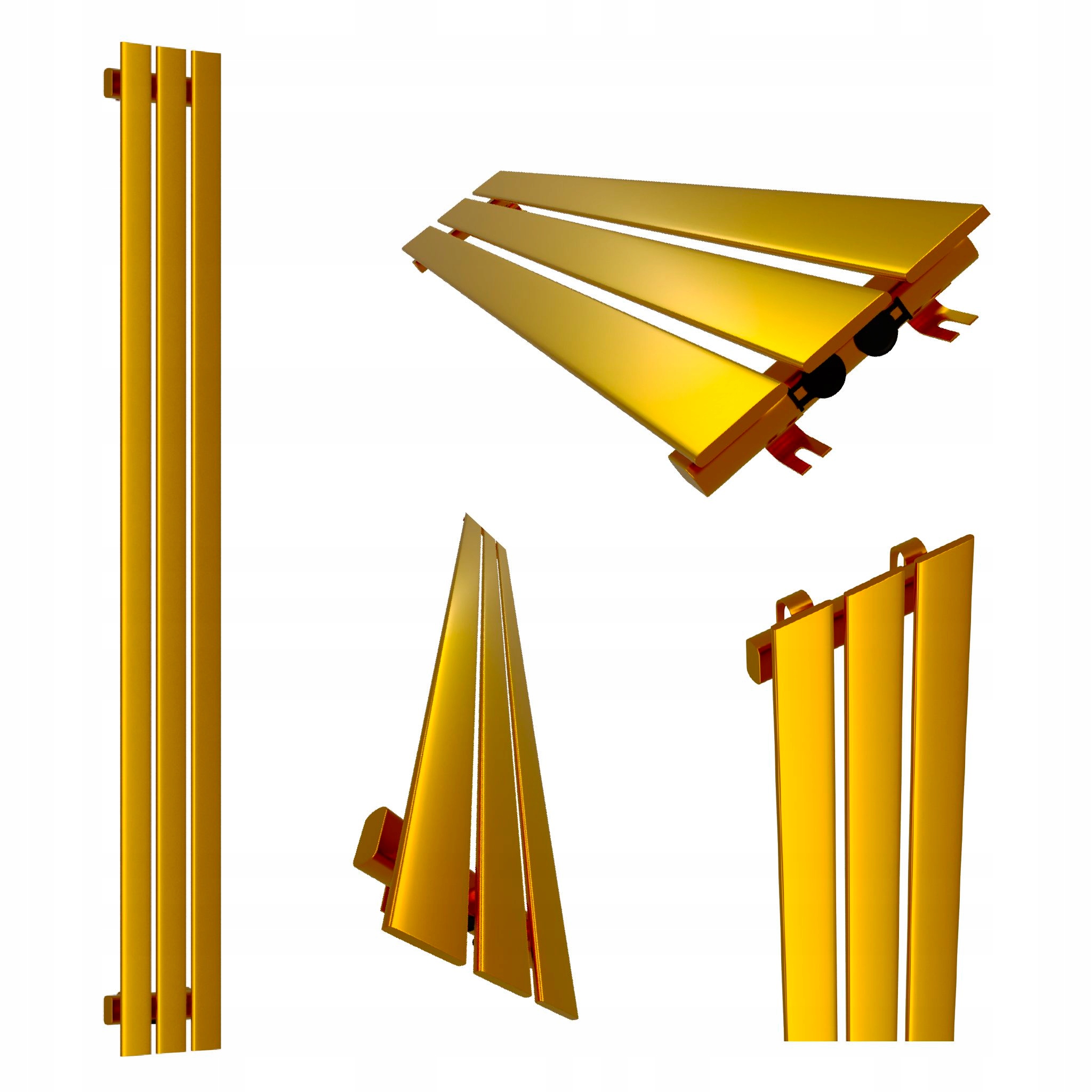 Dekorativní Radiátor Belloslim 140x22 Zlatý