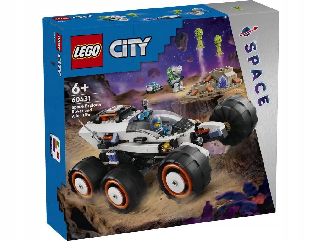 Lego City 60431 Vesmírné vozítko a zkoumání života ve vesmíru