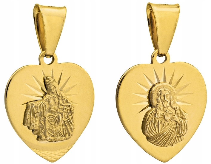 Škapulíř Stříbrný Pozlacený Matka Boží Škapulířská Ze Stříbra 925