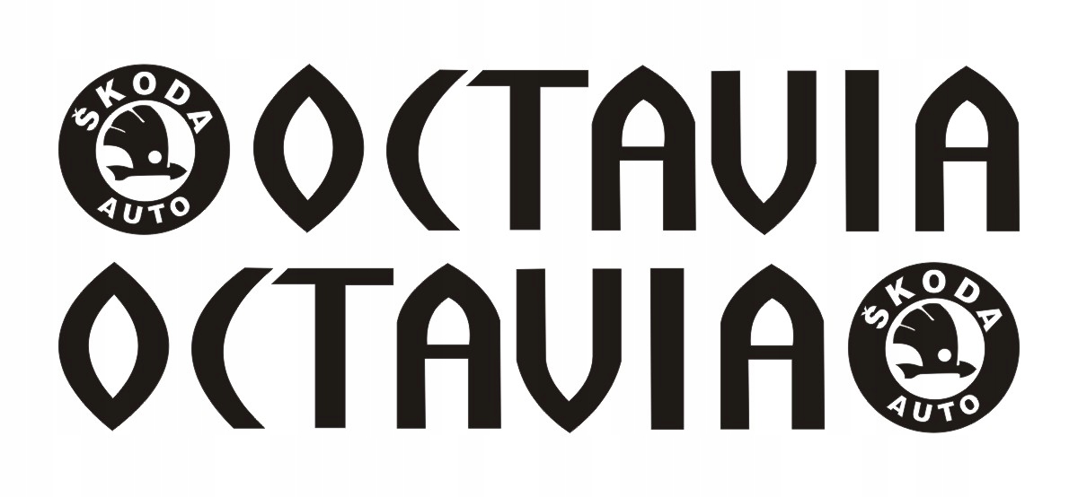 

Naklejki na drzwi Skoda Octavia Rs Blackline rożne