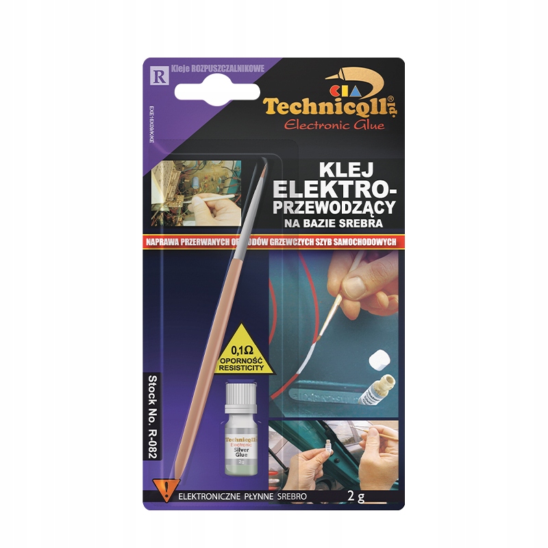 Электропроводящий клей с серебром Technicqll R - 082 2 мл