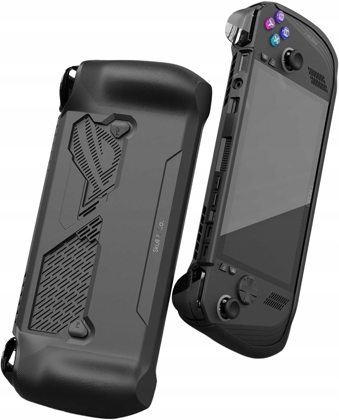 Skull & Co. GripCase Ally do Rog Ally X pancerne etui stojak czarne