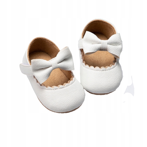 

Buty buciki chrzest kokardki złamana biel 18