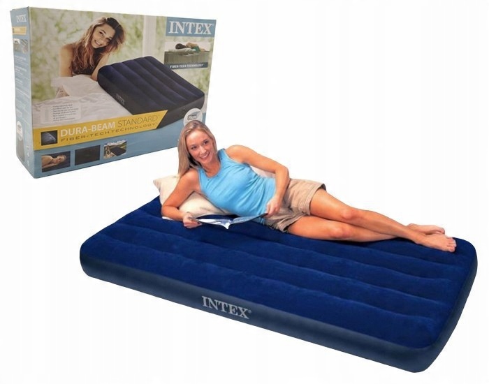 

Intex Materac Welurowy Dmuchany 191x76x25 CM 64756