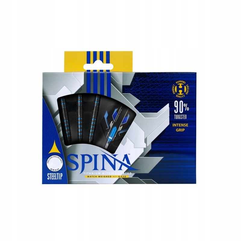 Rzutki Harrows Spina Black 90% Steeltip 26 gR