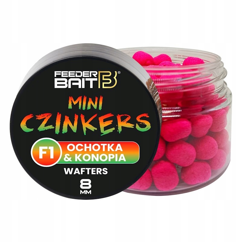 Przynęta Method Feeder Bait Wafters Mini Czinkers F1 Ochotka Konopia 8mm