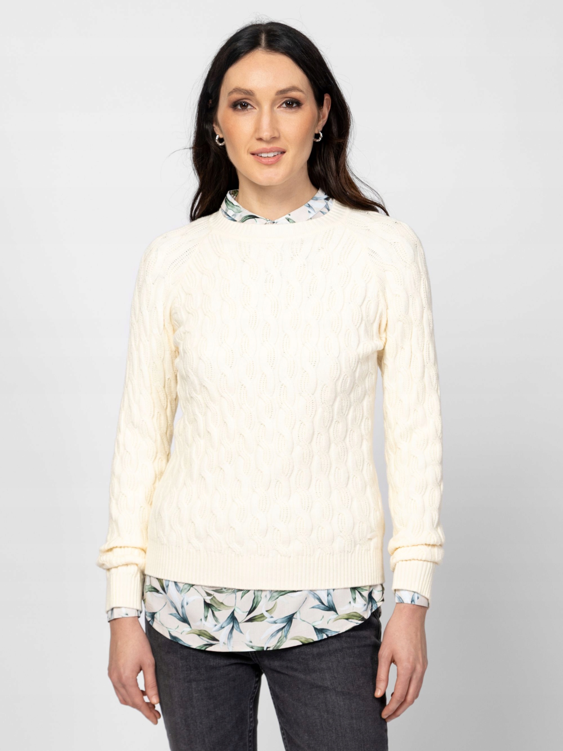 Heavy Tools Dámský Svetr Kardigan Hava Ecru Krémový M