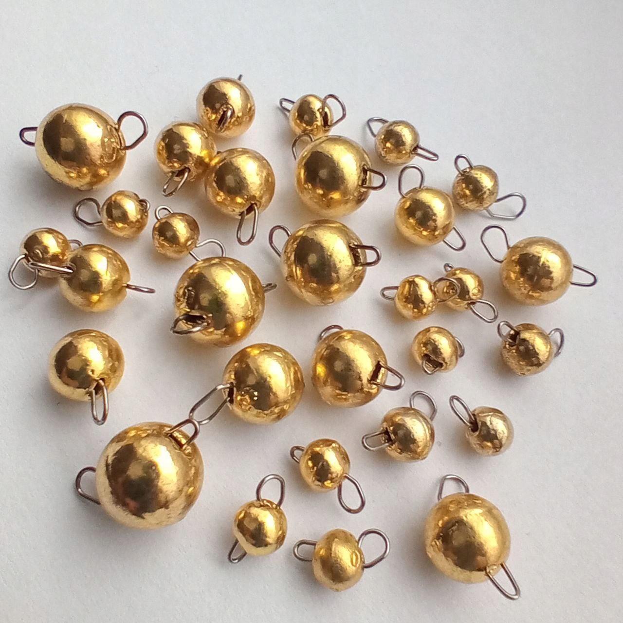 Czeburaszka Wolframowa kol.Złoty 0,5g