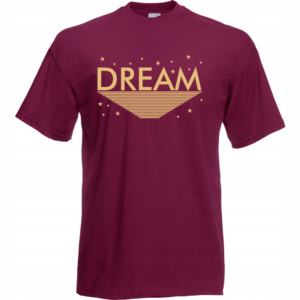 

Koszulka dream sny gwiazdy prezent M burgund