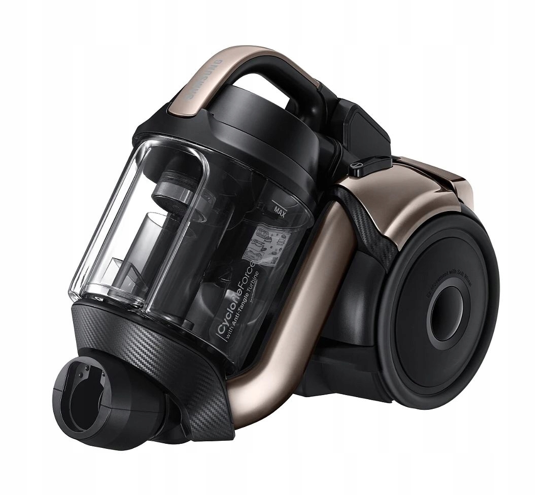 Odkurzacz SAMSUNG VC07K51L9H1 bezworkowy Metaliczny brązowy HEPA JetCyclone Model VC 07K51L9H1