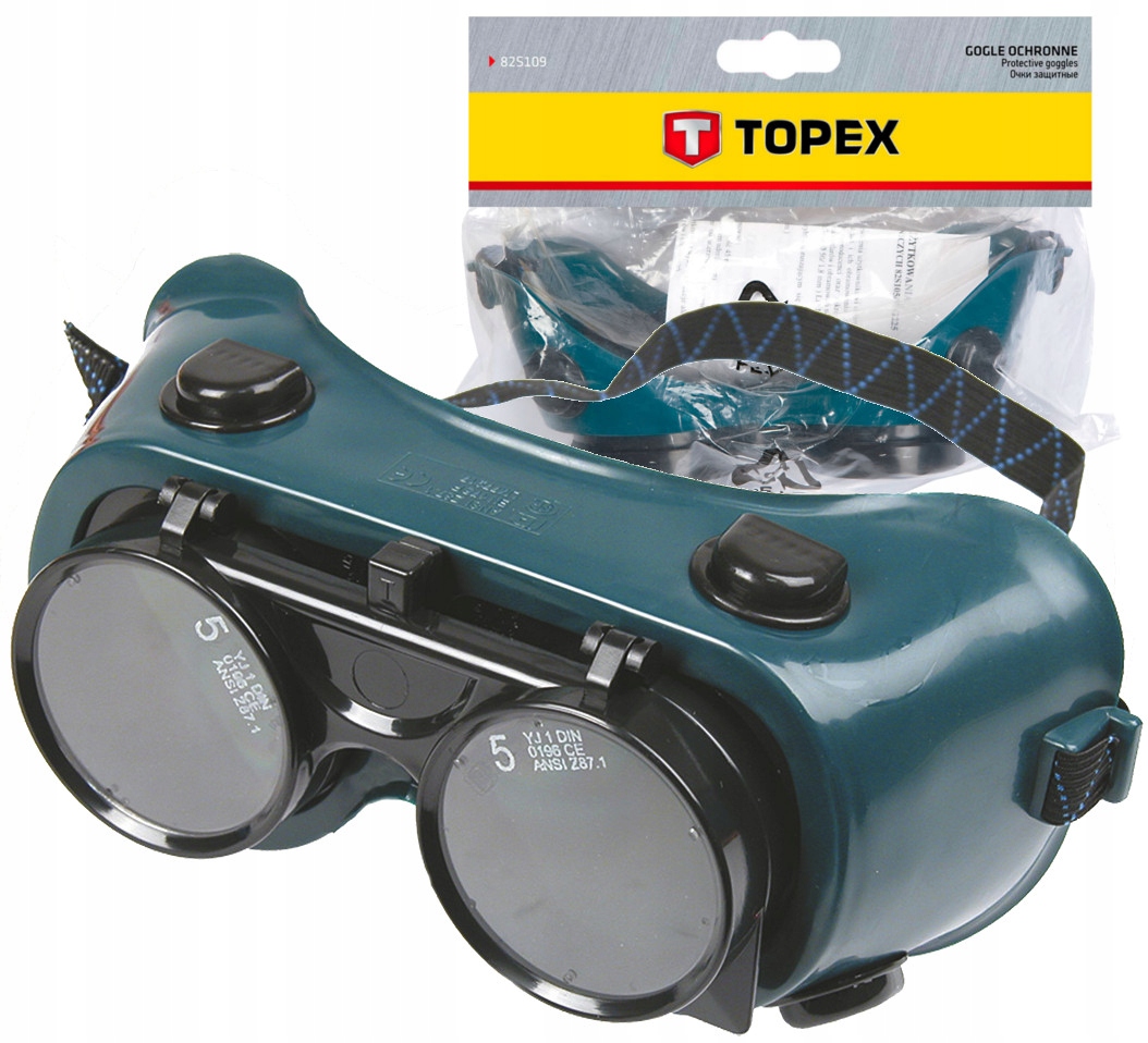 GOGLE SPAWALNICZE ZIELONE TOPEX 82S105