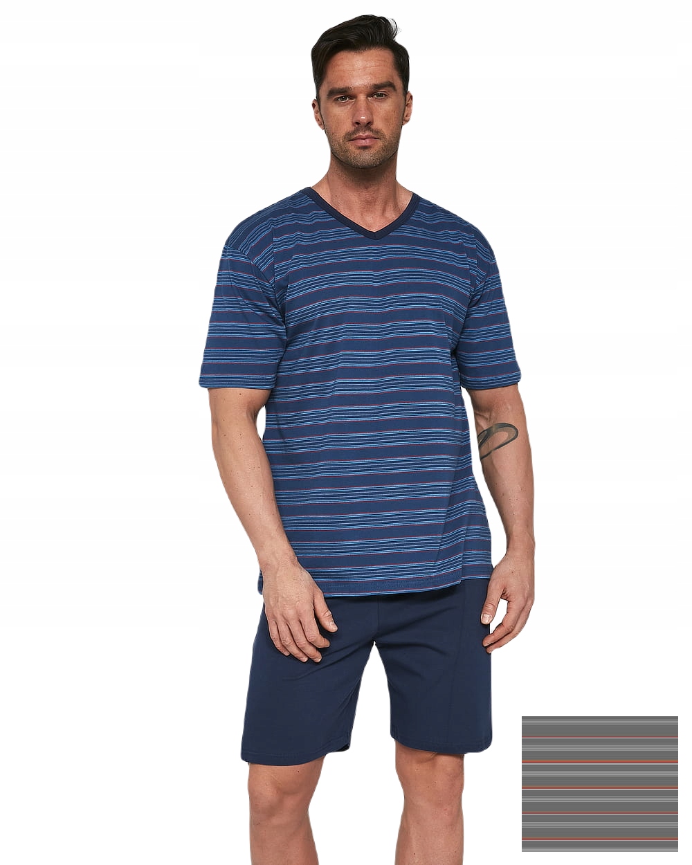 

Cornette Piżama Męska 330/08 Grafitowa L