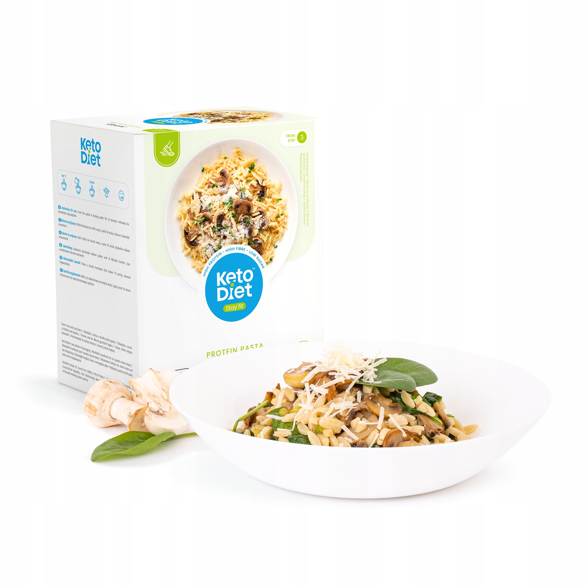 Proteinové těstoviny risoni (500 g)