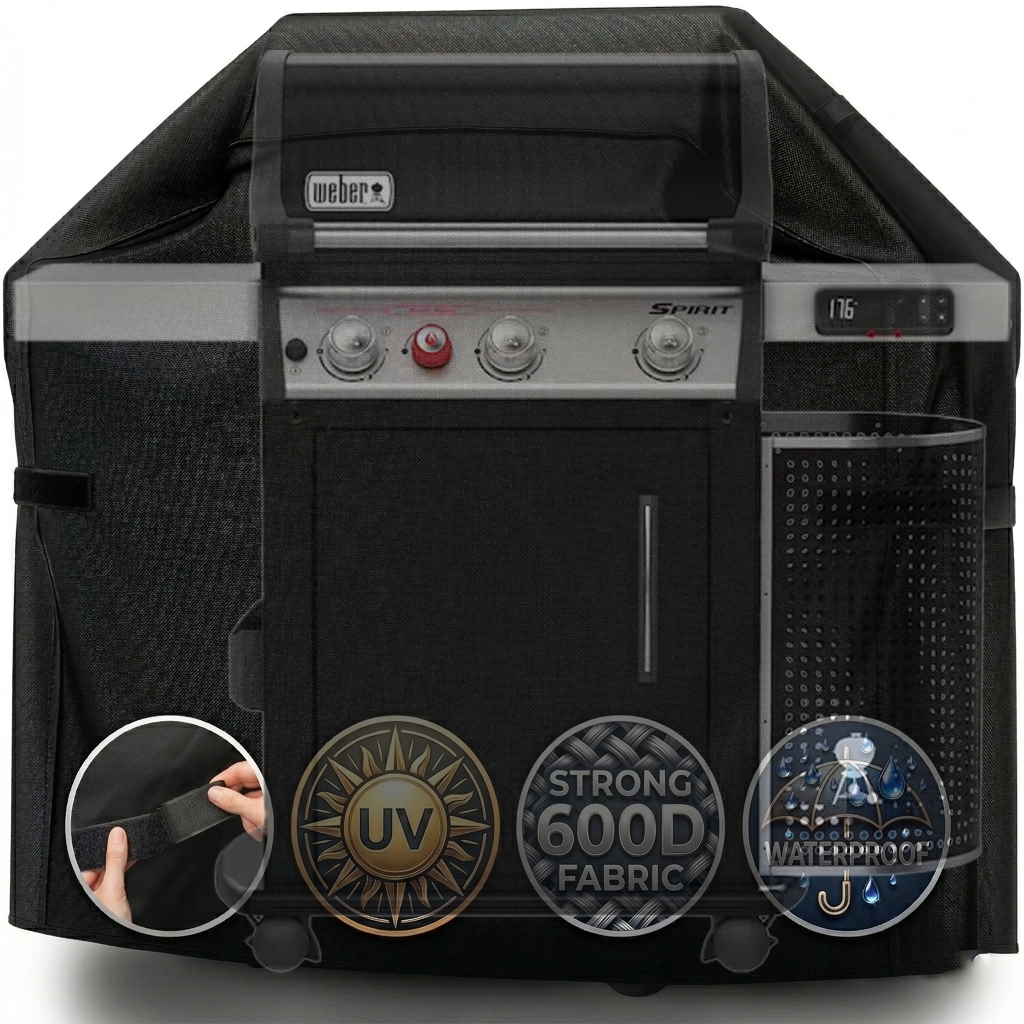 Prémiový obal pro Weber Spirit EPX-325S: voděodolný, Uv ochrana