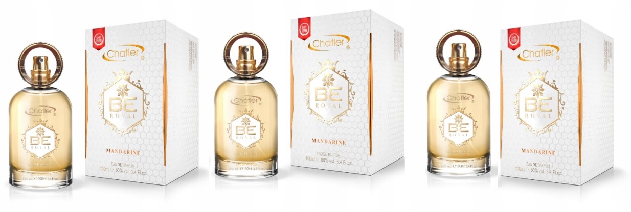 Chatler Be Royal Mandarine 3x100ml parfémovaná voda