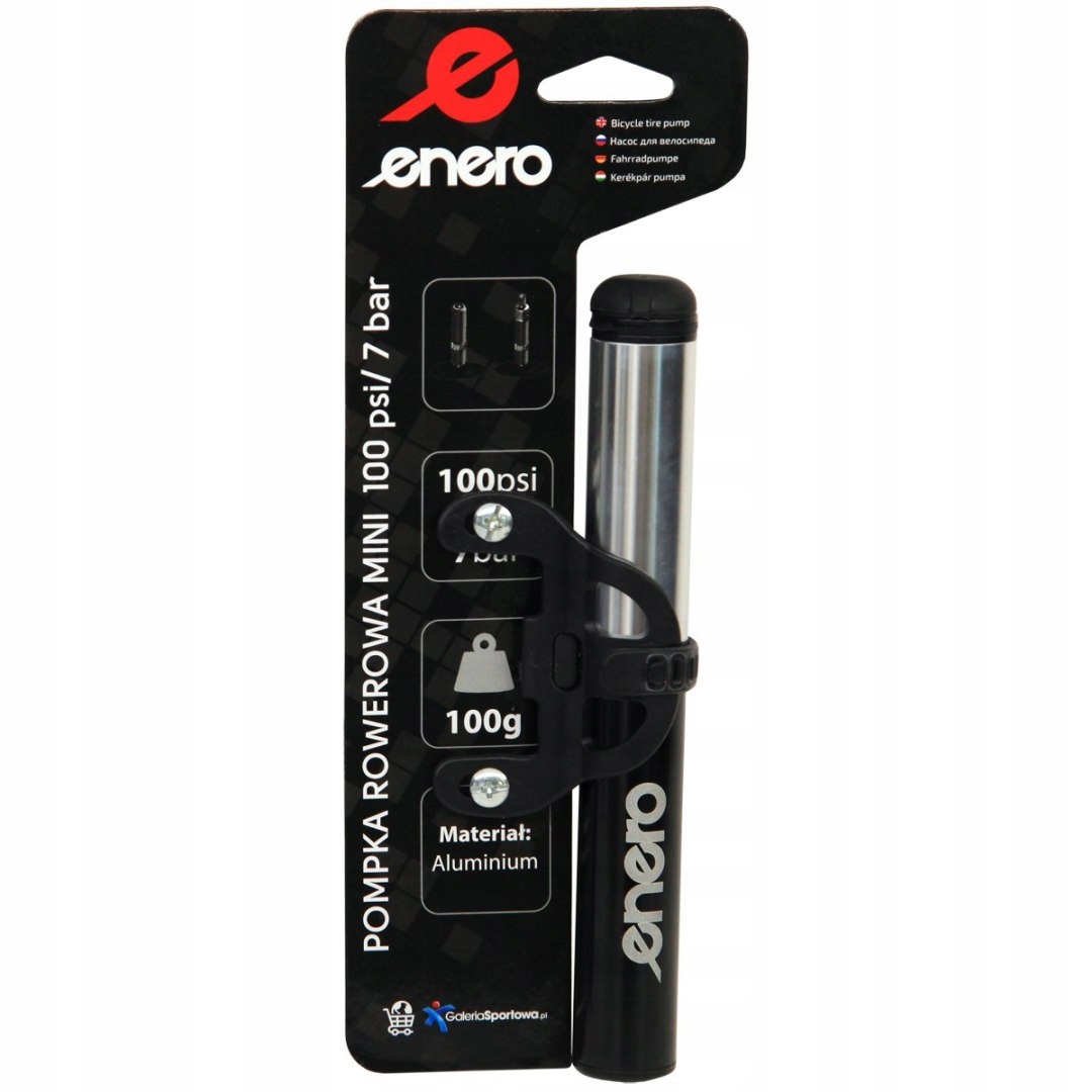 

Pompka rowerowa alu Enero 22x191mm czarna 1033129