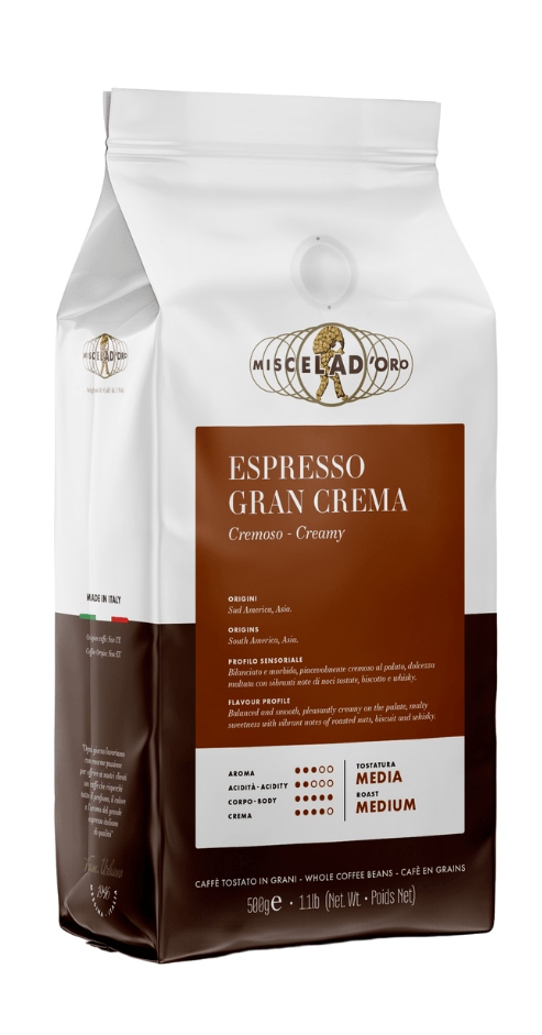 Gran Miscela Oro Kawa ziarnista Miscela d'Oro Gran crema 1000 g