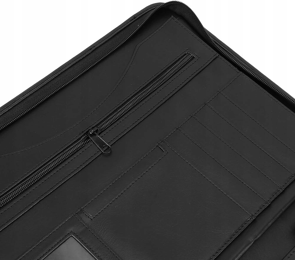 Elegancki Biwuar Aktówka Teczka Biznesowa Multi Organizer A4 Format A4