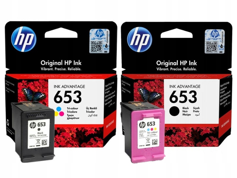 

Tusz Hp 653 zestaw 3YM75AE 3YM74AE