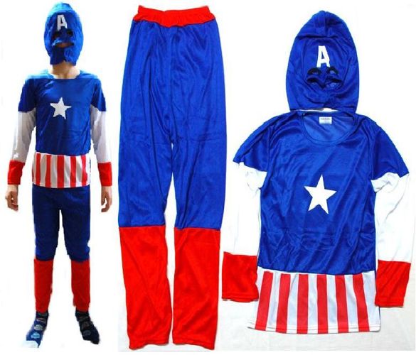 Kapitan Ameryka przebranie na bal strój karnawałowy 3-4 lata S