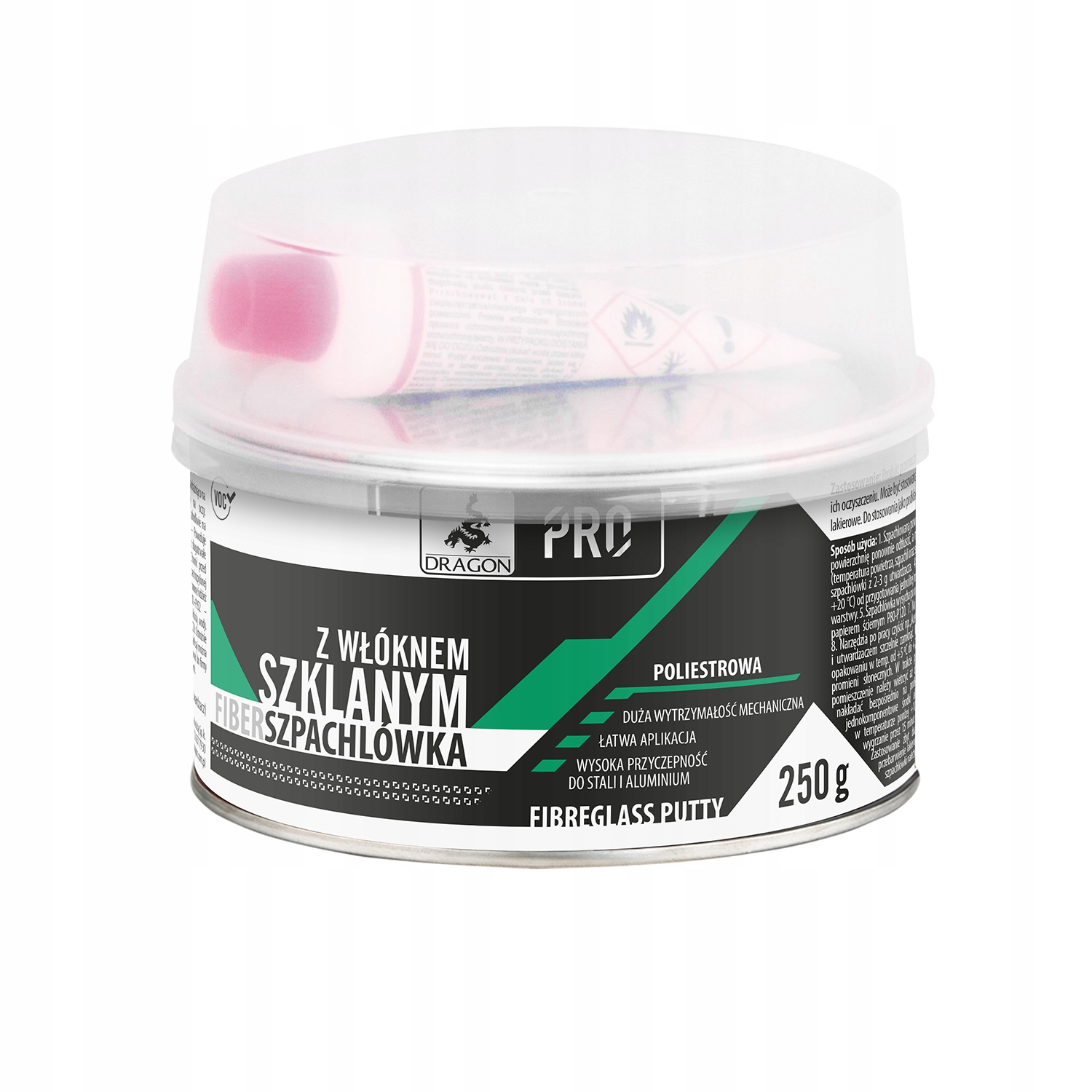 

Szpachlówka Fiber z włóknem szklanym Dragon 250g