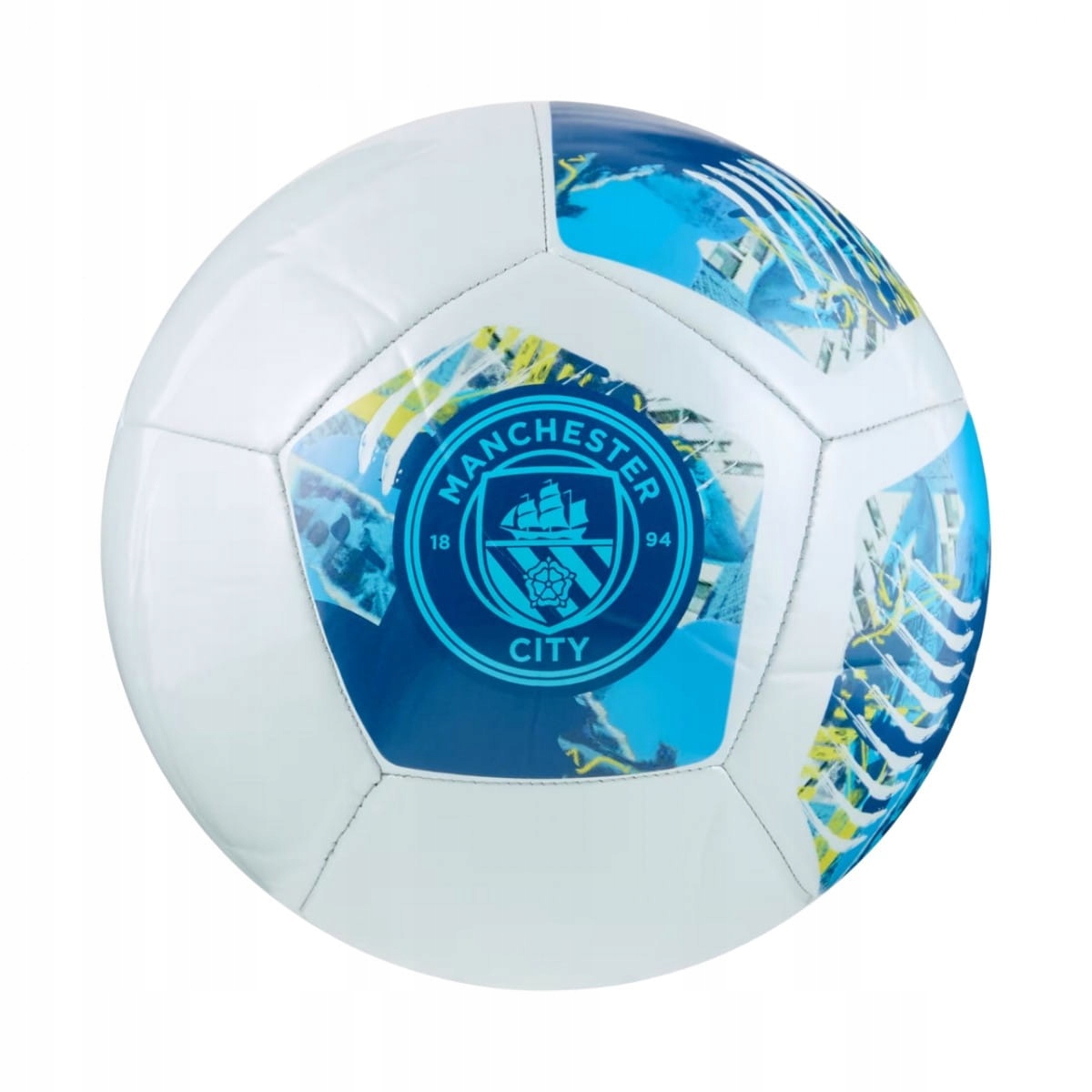 Piłka Nożna Puma Wielokolorowa Manchesteru City Ftblnrgy Ball 08454675 5