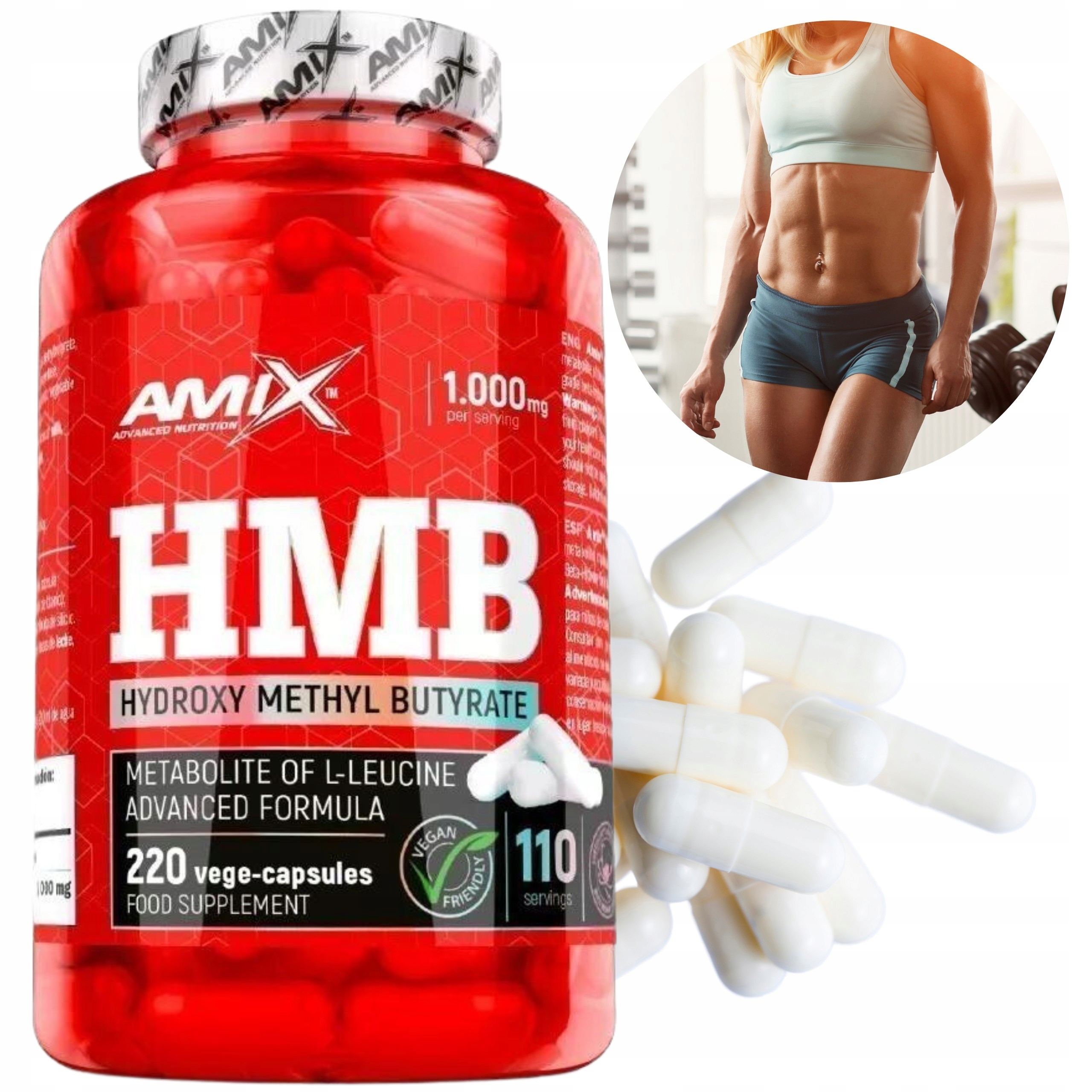 Hmb Hubnutí Regenerace Antikatabolik ochrana svalů Metabolit Leucinu