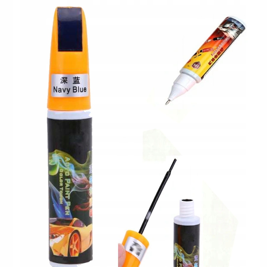 pisak korektor rys na rysy 2w1 karoserii granatowy