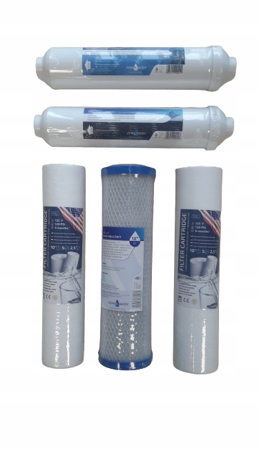 Komplet wkładów do odwróconej osmozy RO6 5 szt.