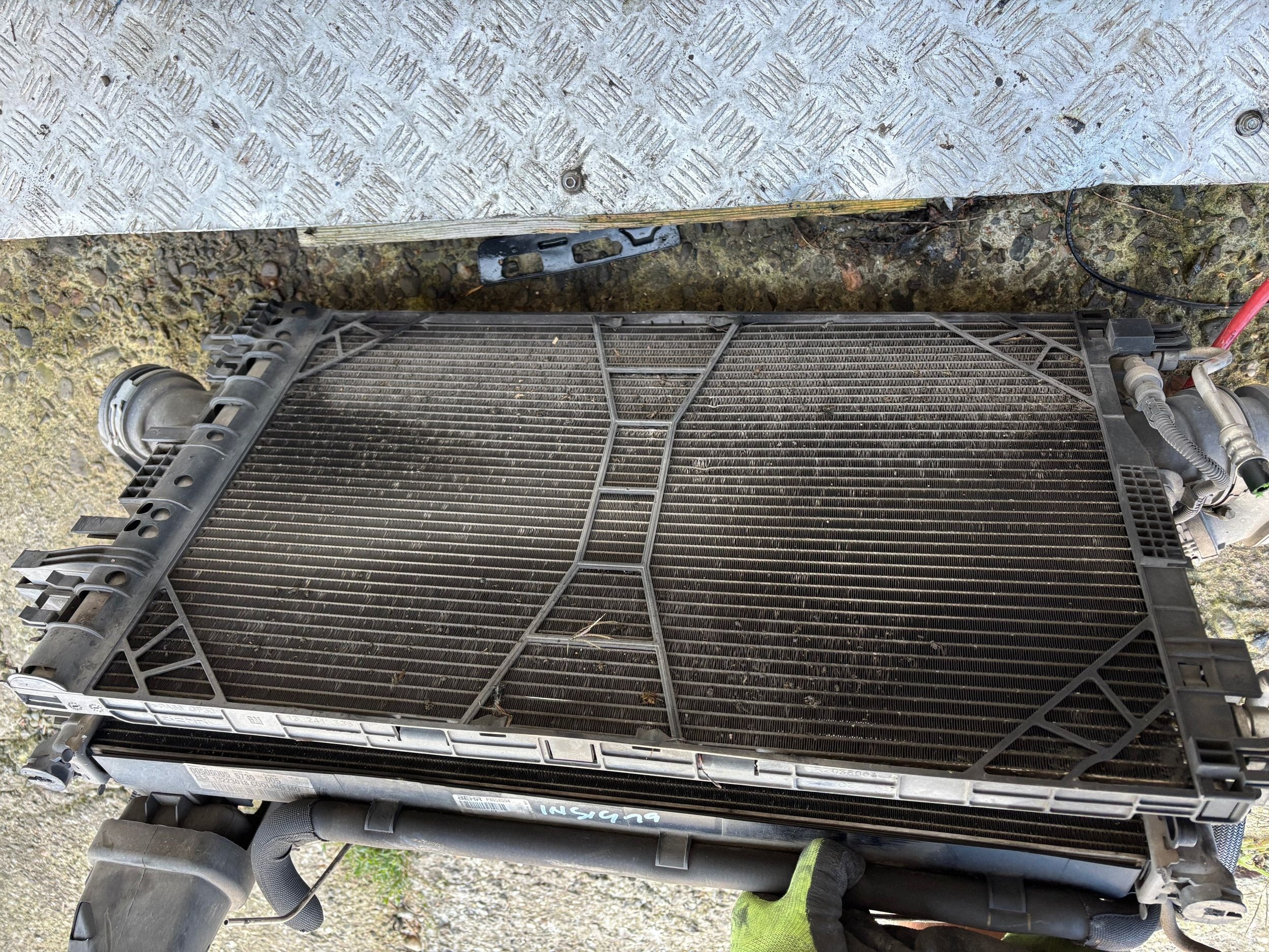 support panel for radiators pillar radiator sider OPEL INSIGNIA A 2.0 CDTI