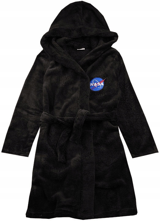 SZLAFROK dziecięcy NASA czarny 116/122 R046E