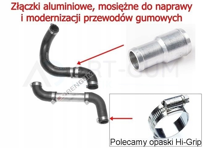 Łącznik metalowy redukcja na wąż przewód 6/4 mm Producent części Rengum