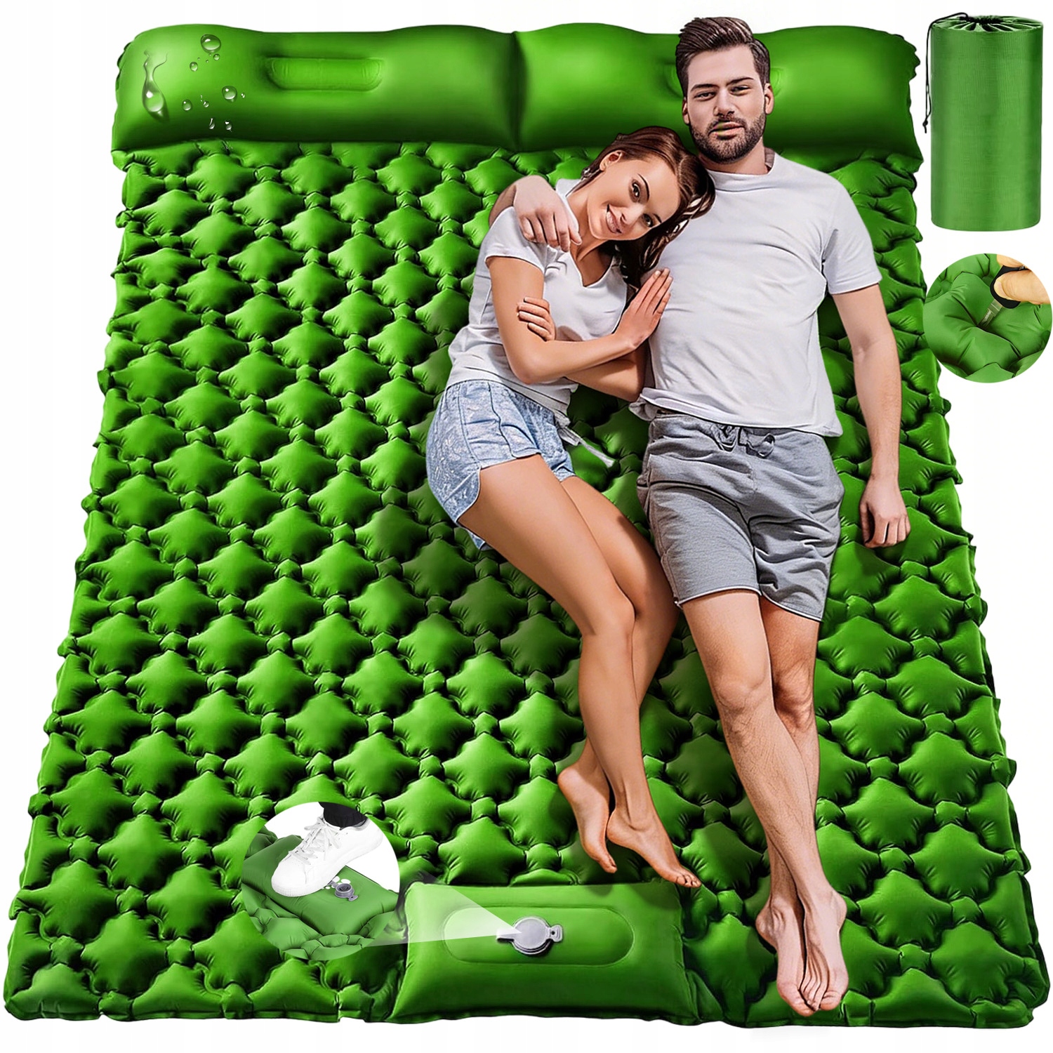 Samonafukovací Turistická Kempingová Podložka Pod Stan 190*120 CM Ultralehká