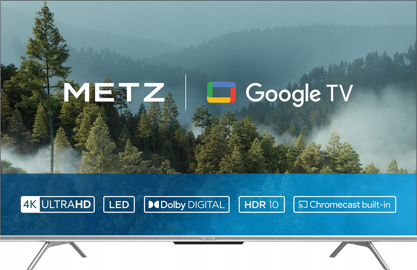 TELEWIZOR METZ 75 CALI 75MUD7000Z 4K UHD LED GOOGLE TV HDR10+ HEVC DTS
