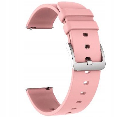 

Silikonowy Pasek Do Zegarka Smartwatch Różowy 20mm
