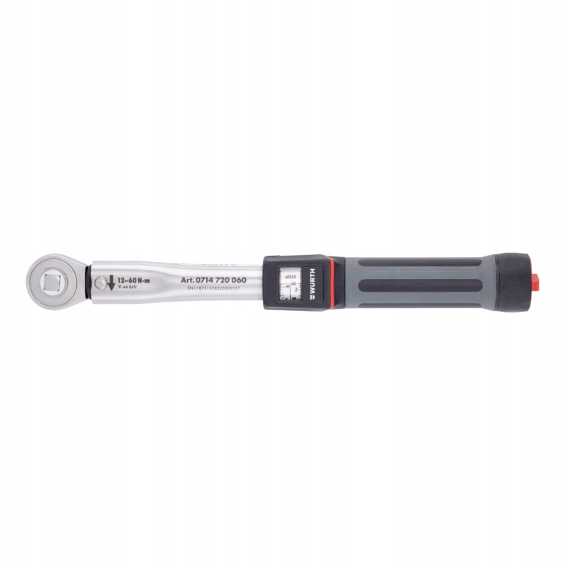 Wurth Momentový Klíč S Průchozím Knoflíkem 3/8" 12-60 Nm 0714720060