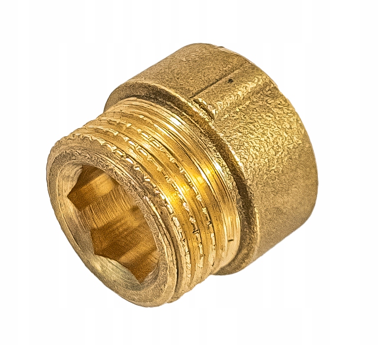 PRZEDŁUŻKA WYDŁUŻKA MOSIĘŻNA FI 1/2" CALA DN15 DŁUGOŚĆ 10mm SOLIDNA MOCNA Typ kształtka