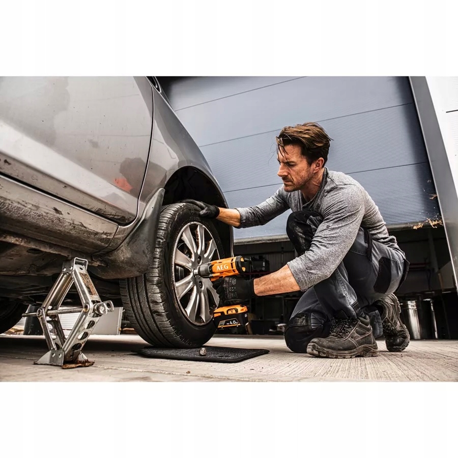 Klucz udarowy AEG BSS18C12ZC-0 18V 439Nm 1/2 Zasilanie akumulatorowe