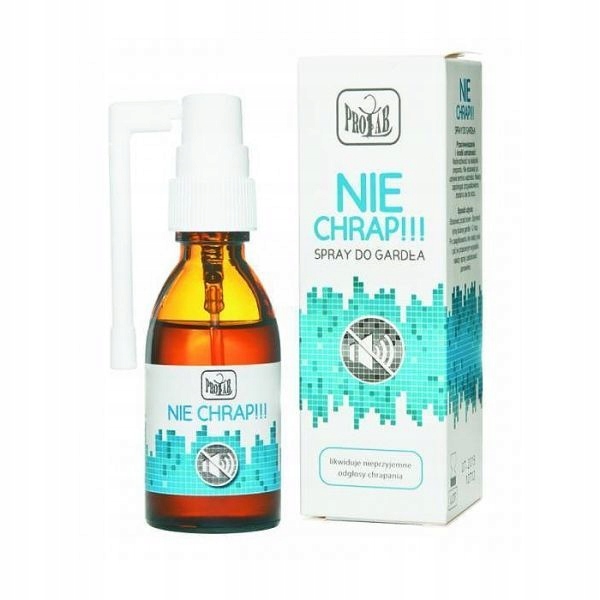 

Nie Chrap Spray przeciw chrapaniu na chrapanie