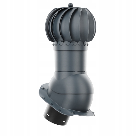 Rotačný krb Rotoline profil B fi 150 mm guľový, antracitový