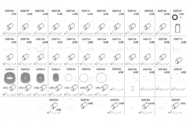 VALEO UNIWERSALNY ZESTAW O'RINGÓW 1