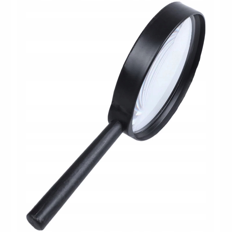 LUPA KLASYCZNA RĘCZNA SZKŁO POWIĘKSZAJĄCE PREZENT DLA DZIADKA BABCI CZYTANI Model lupa