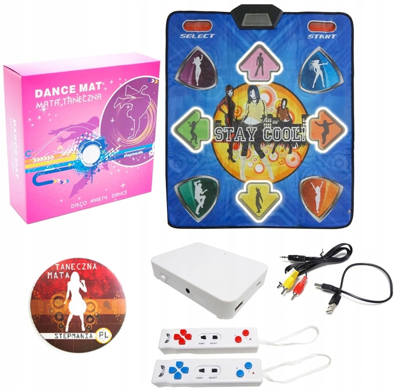 Tanečná podložka 32Bit bezdrôtová pre deti na Tv Pc Stepmania Pl diaľkové ovládače