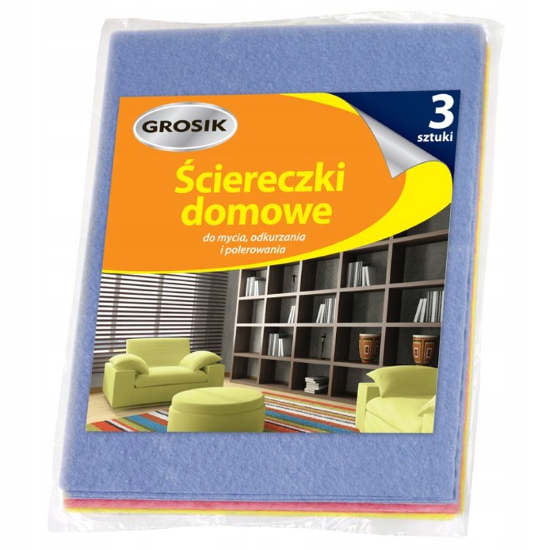 

Grosik Ścierki Ściereczki Domowe 3 Sztuki